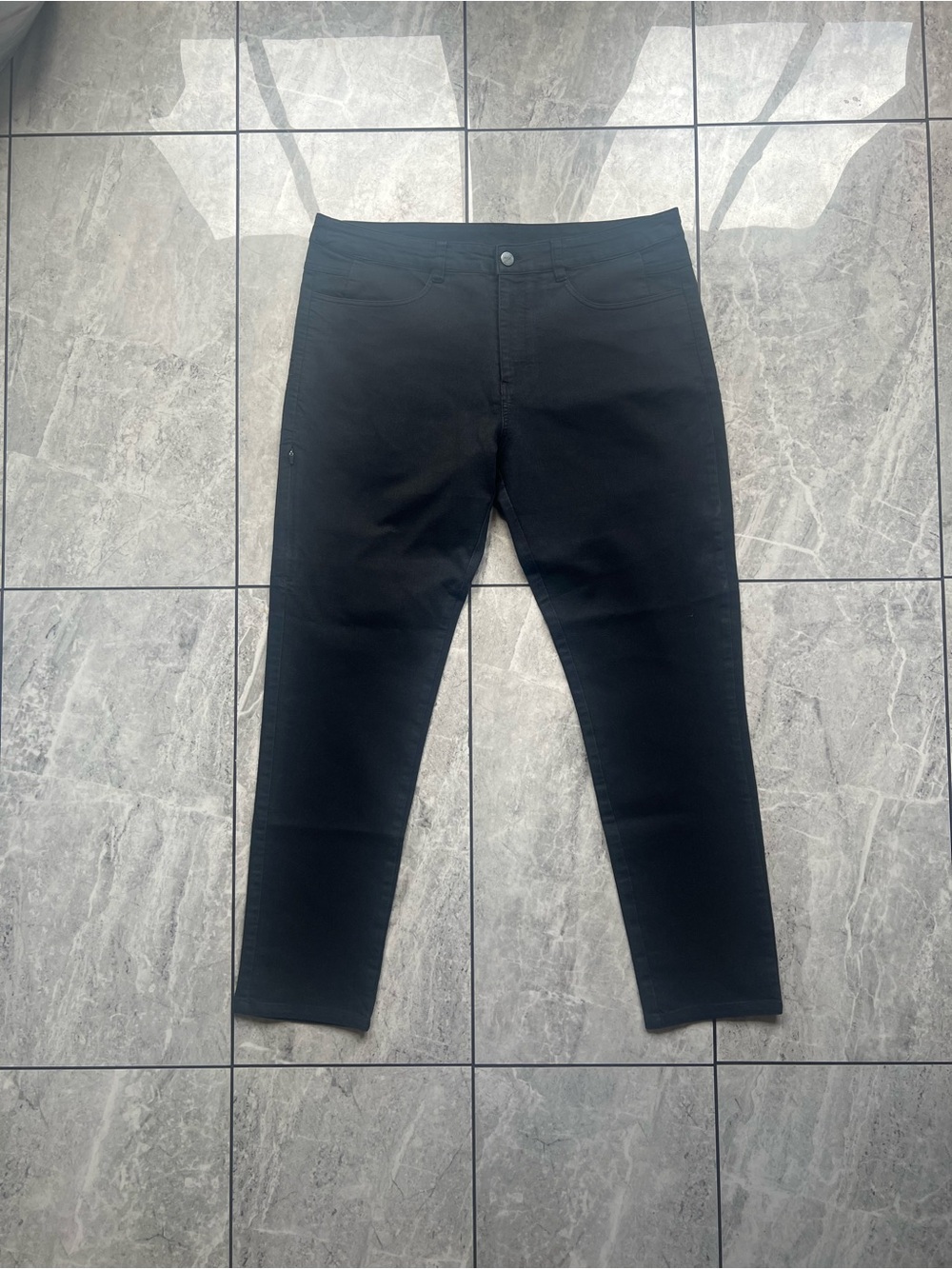 BYLT Premium Basics Everyday Pant 2.0 Slim Fit Men's Black Performance 36Wx30L
